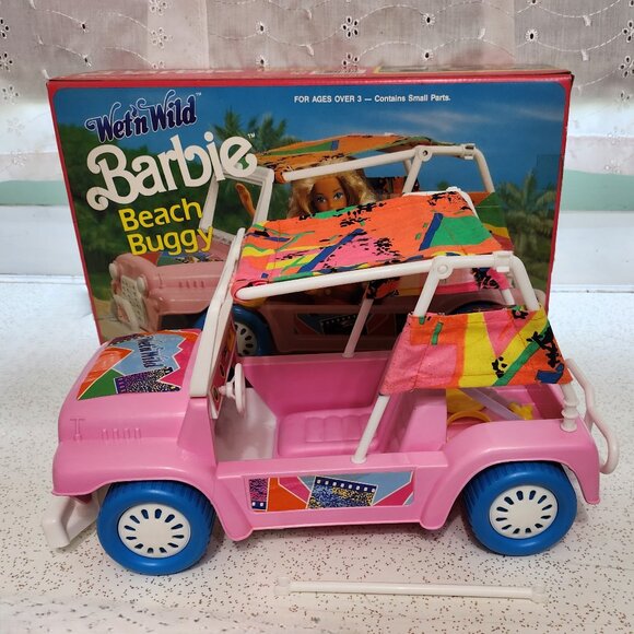 *Rare* Barbie Wet N' Wild Beach Buggy CIB - Picture 1 of 15